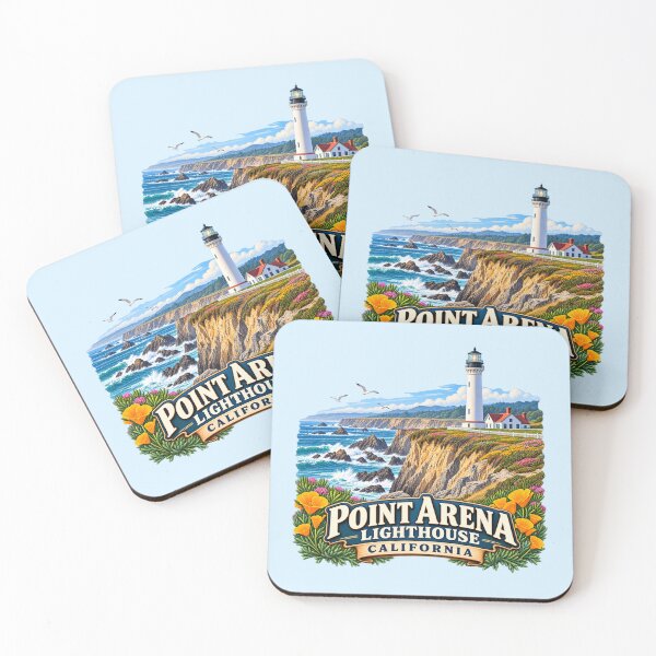 Item preview, Point Arena Lighthouse, California Mendocino Coast designed and sold by Myra365Art.
