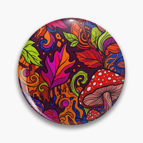 Item preview, Psychedelic Mushroom Forest Pattern designed and sold by Ivy-Triggs.