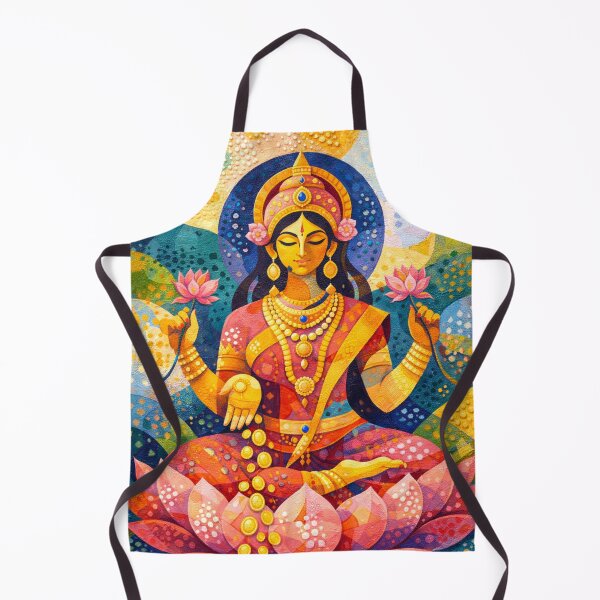 Item preview, Lakshmi Illustration – Hindu Goddess of Prosperity designed and sold by GalleryKauffeld.
