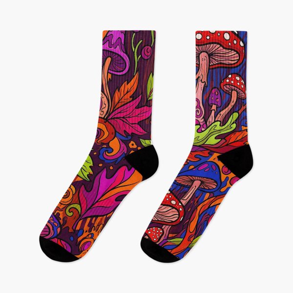 Item preview, Psychedelic Mushroom Forest Pattern designed and sold by Ivy-Triggs.
