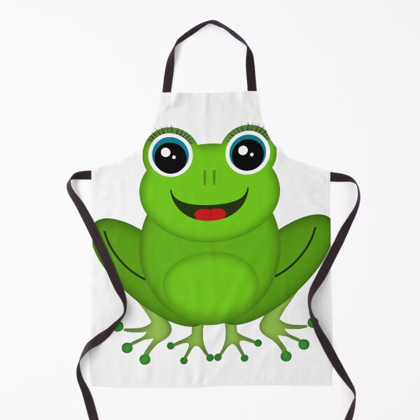 Item preview, Cute Happy Green Frog Cartoon Illustration designed and sold by meghnad.