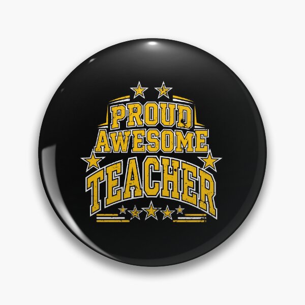 Artikelvorschau, Retro Awesome Educator World Teachers Day SEP-478 entworfen und verkauft von noberic.