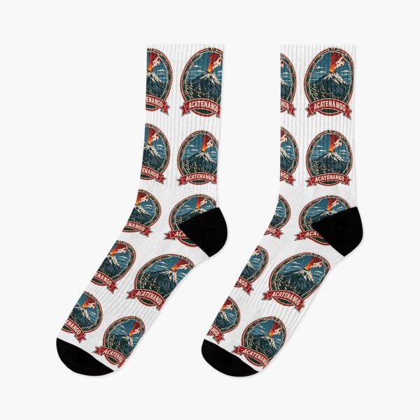 Item preview, Guatemala Volcano Christmas Shirt – Acatenango Retro Snow Badge Design designed and sold by Globalcitytees.