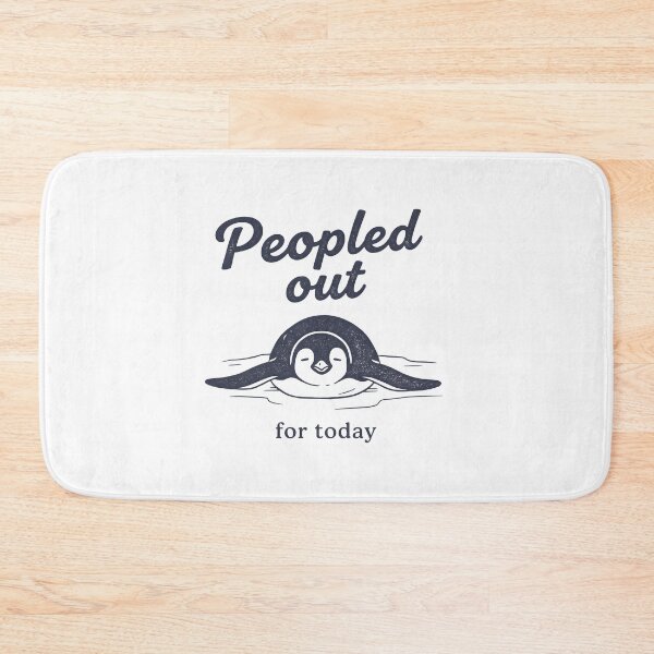 Item preview, Introvert Rest Day Cute Seal Relaxation Humor designed and sold by StickerNestYou.