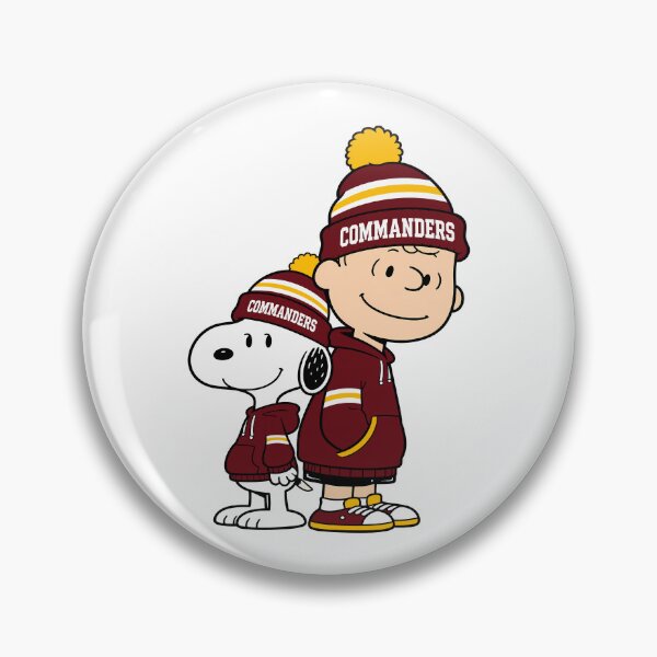 Item preview, Charlie Brown & Snoopy Washington Commanders Football Retro F138 designed and sold by GLUVY-THEME.