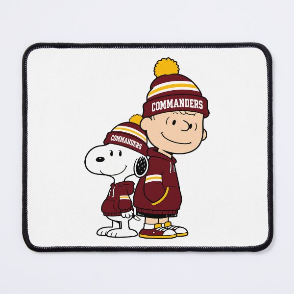 Item preview, Charlie Brown & Snoopy Washington Commanders Football Retro F138 designed and sold by GLUVY-THEME.