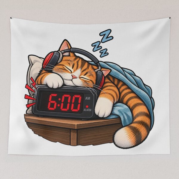Item preview, My Cat Hates Mornings designed and sold by TOMSZE.