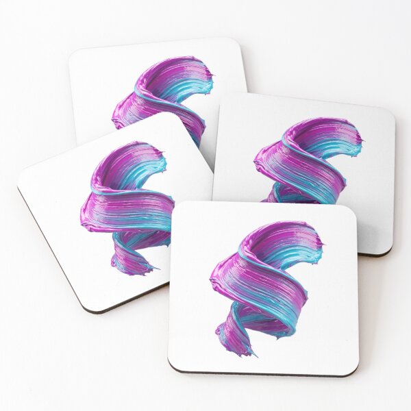 Item preview, 3D Neon Impasto Brushstroke Abstract Wave designed and sold by meghnad.