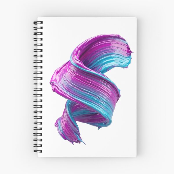 Item preview, 3D Neon Impasto Brushstroke Abstract Wave designed and sold by meghnad.