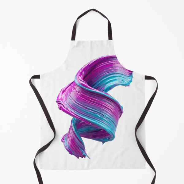 Item preview, 3D Neon Impasto Brushstroke Abstract Wave designed and sold by meghnad.