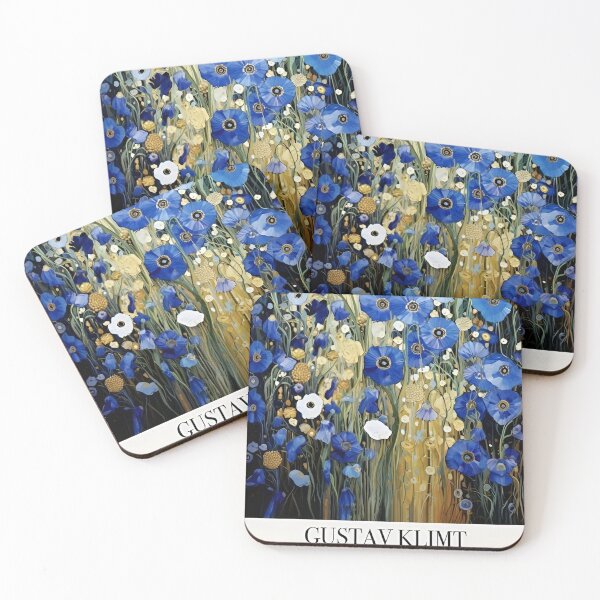 Item preview, Gustav Klimt Flower Garden Vivid Seamless Flowers Vintage Floral Patterns Digital Art Illustration designed and sold by Matt_Smith.