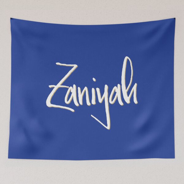 Item preview, ZANIYAH personalized type design designed and sold by CharlottePlaceArt.