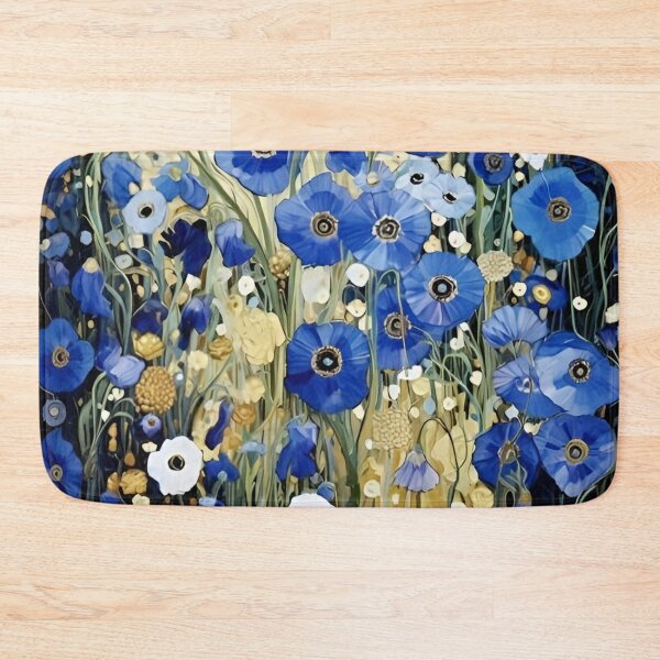 Item preview, Gustav Klimt Flower Garden Vivid Seamless Flowers Vintage Floral Patterns Digital Art Illustration designed and sold by Matt_Smith.
