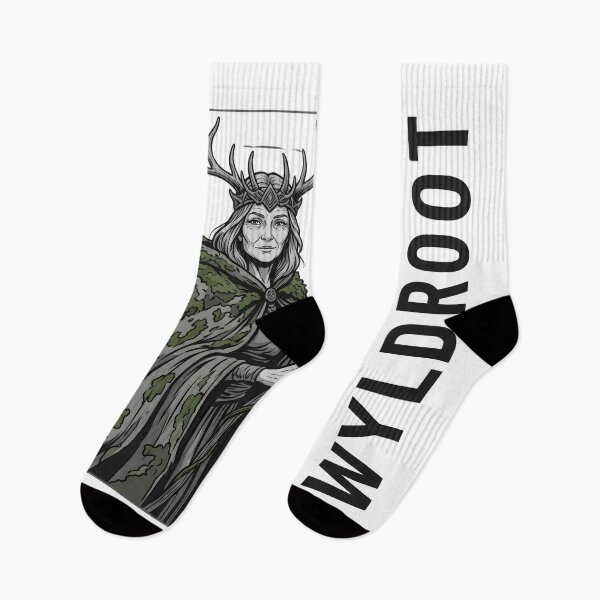 Item preview, Forest Witch Queen and Wolf Fantasy Warrior Art designed and sold by StickerNestYou.