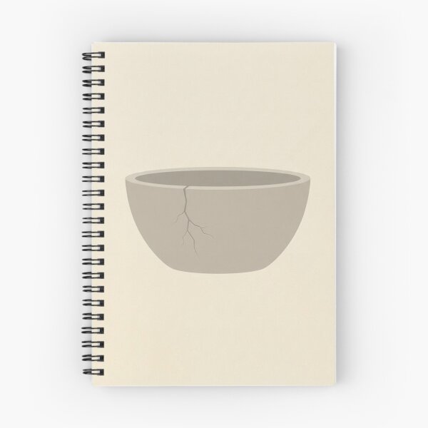 Item preview, Cracked Stone Bowl | Minimalist Earthy Still Life designed and sold by Zaramodo.