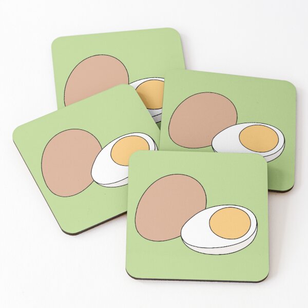 Item preview, Boiled Egg and Hard-Boiled Egg Halves Food Art designed and sold by ubborn.
