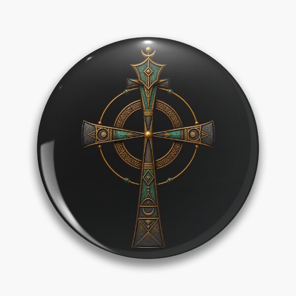 Item preview, Ancient Egyptian Symbol Design for African Spirituality - Unique Cross and Ankh Fusion designed and sold by 'VARI'.