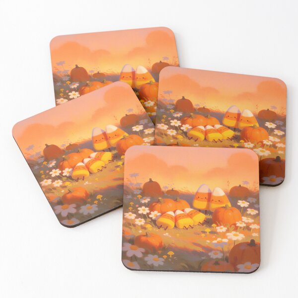 Item preview, Cute Candy Corn Friends Pumpkin Patch | Cozy Halloween Autumn Art designed and sold by cr6zym1nd.