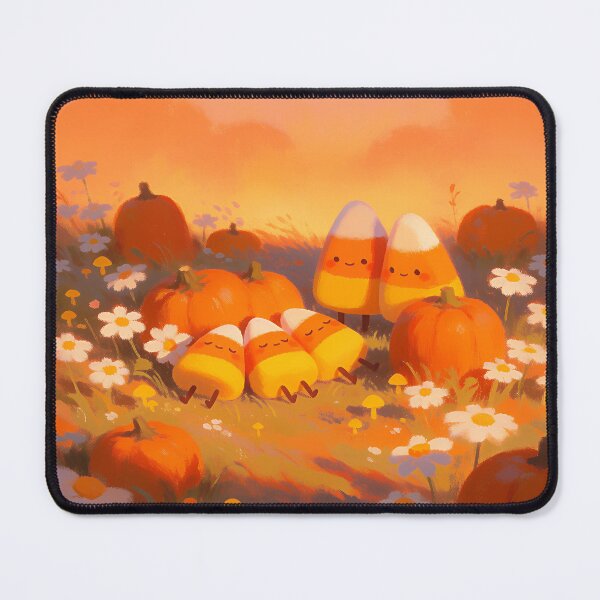 Item preview, Cute Candy Corn Friends Pumpkin Patch | Cozy Halloween Autumn Art designed and sold by cr6zym1nd.