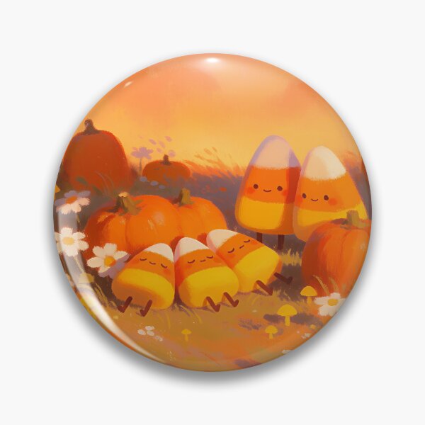 Item preview, Cute Candy Corn Friends Pumpkin Patch | Cozy Halloween Autumn Art designed and sold by cr6zym1nd.