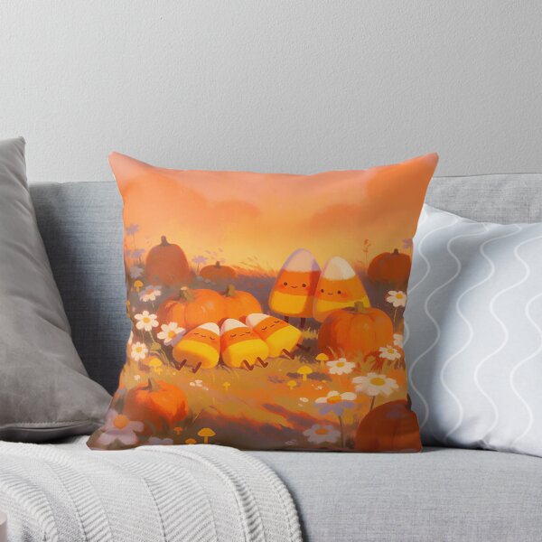 Item preview, Cute Candy Corn Friends Pumpkin Patch | Cozy Halloween Autumn Art designed and sold by cr6zym1nd.