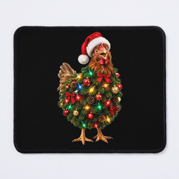 Item preview, Funny Xmas Tree Chicken designed and sold by Funny Vintage Stickers And T-Shirts.