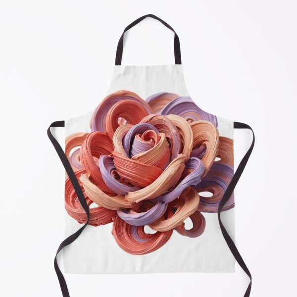 Item preview, Sculptural 3D Pastel Brushstroke Floral Ribbon designed and sold by meghnad.