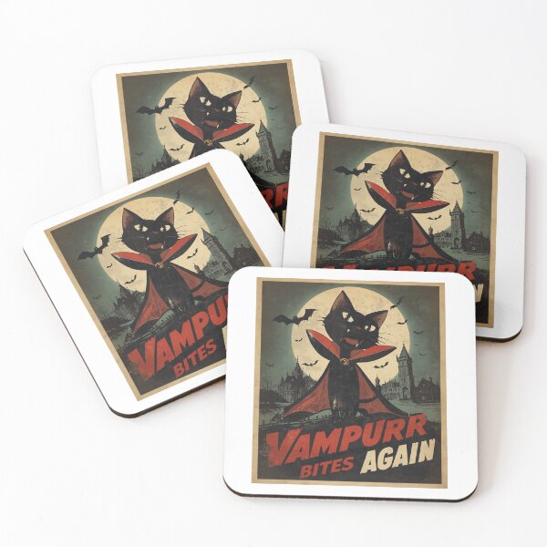 Item preview, Vampurr Bites Again Funny Cat designed and sold by zingbing.