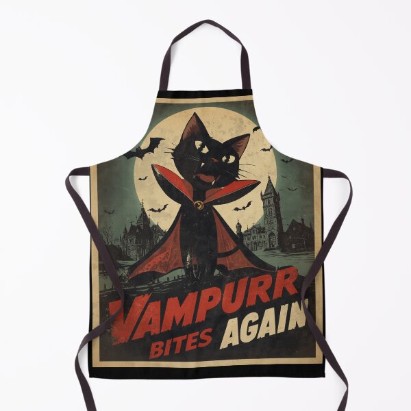 Item preview, Vampurr Bites Again Funny Cat designed and sold by zingbing.