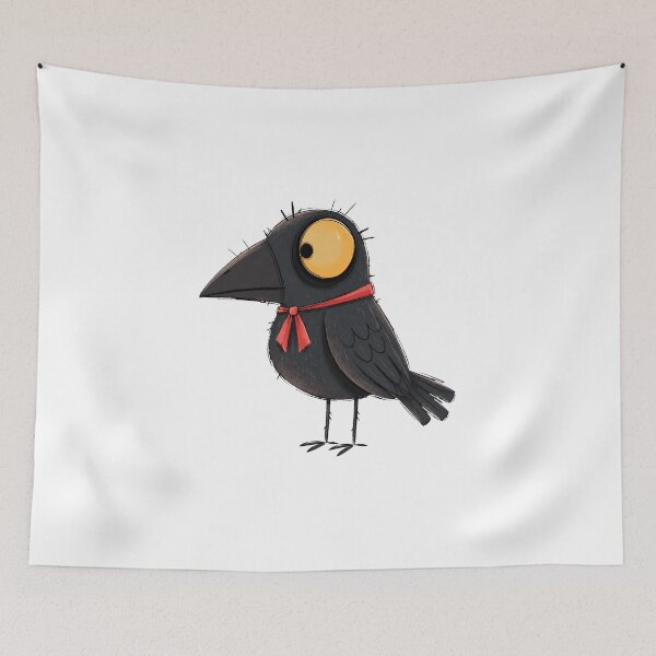 Item preview, Coral Ribbon Crow designed and sold by The-Art-of-D.