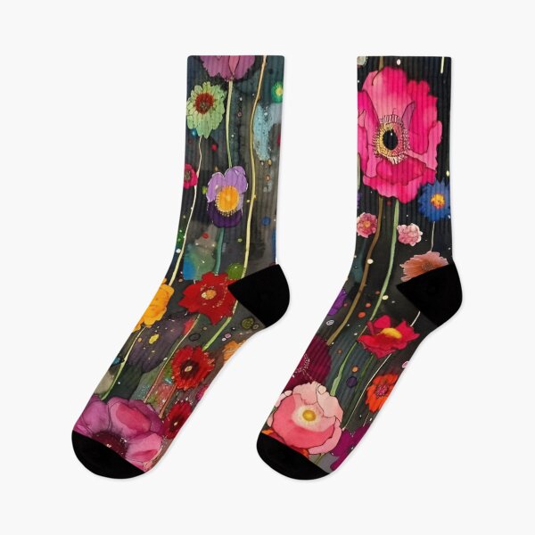 Item preview, Gustav Klimt Flower Garden Vivid Seamless Flowers Vintage Floral Patterns Digital Art Illustration designed and sold by Matt_Smith.