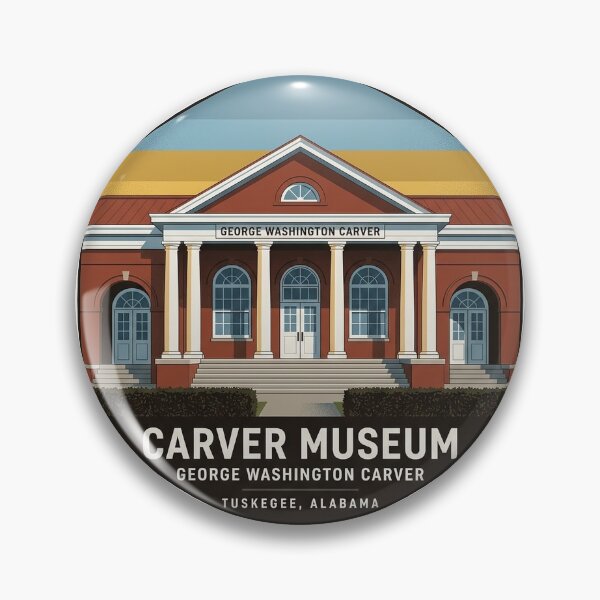 Item preview, George Washington Carver Museum Tuskegee Alabama Sticker designed and sold by DetourDgn.