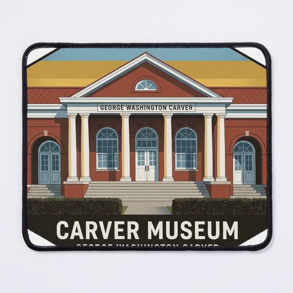 Item preview, George Washington Carver Museum Tuskegee Alabama Sticker designed and sold by DetourDgn.