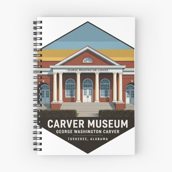 Item preview, George Washington Carver Museum Tuskegee Alabama Sticker designed and sold by DetourDgn.