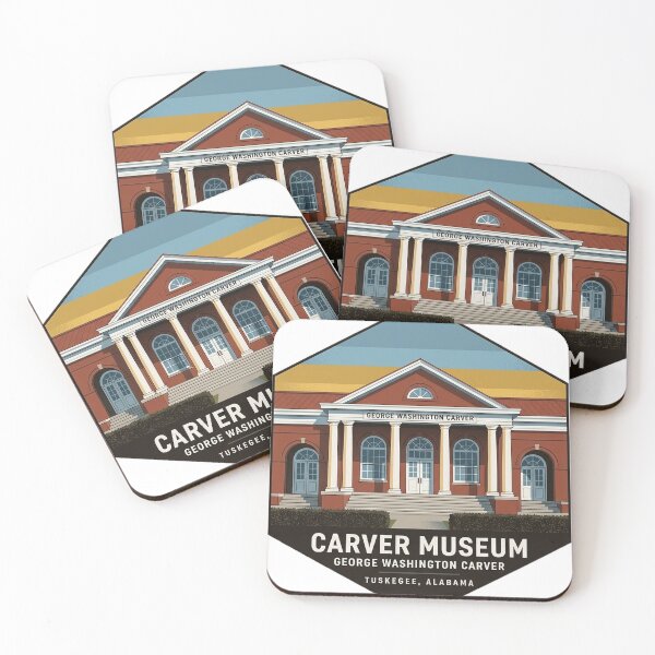 Item preview, George Washington Carver Museum Tuskegee Alabama Sticker designed and sold by DetourDgn.