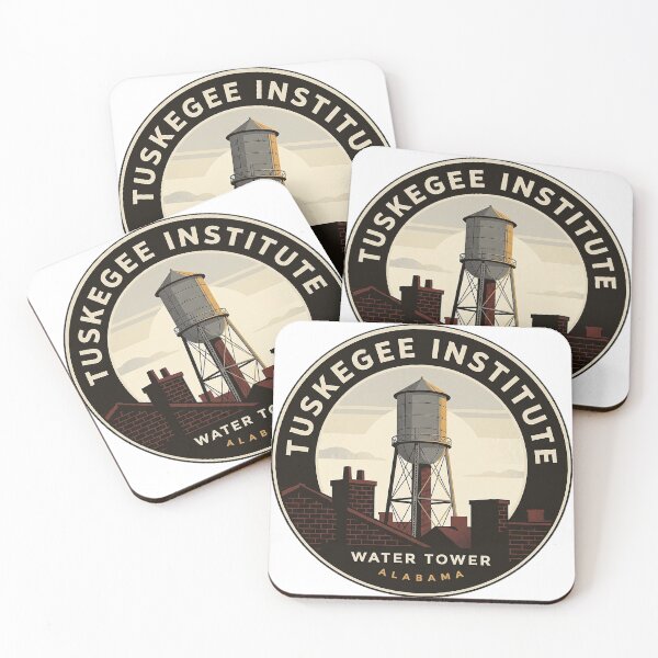 Item preview, Tuskegee Institute Water Tower Alabama National Historic Site Sticker designed and sold by DetourDgn.