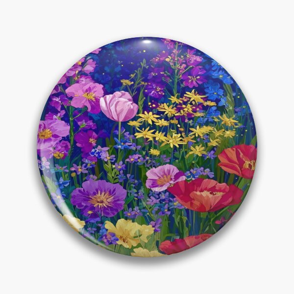 Item preview, Gustav Klimt Flower Garden Vivid Seamless Flowers Vintage Floral Patterns Digital Art Illustration designed and sold by Matt_Smith.
