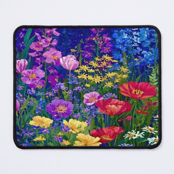Item preview, Gustav Klimt Flower Garden Vivid Seamless Flowers Vintage Floral Patterns Digital Art Illustration designed and sold by Matt_Smith.