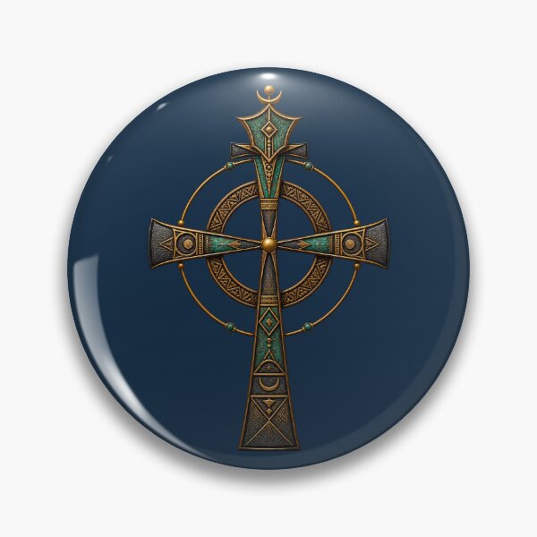 Item preview, Ancient Egyptian Symbol Design for African Spirituality - Unique Cross and Ankh Fusion designed and sold by 'VARI'.
