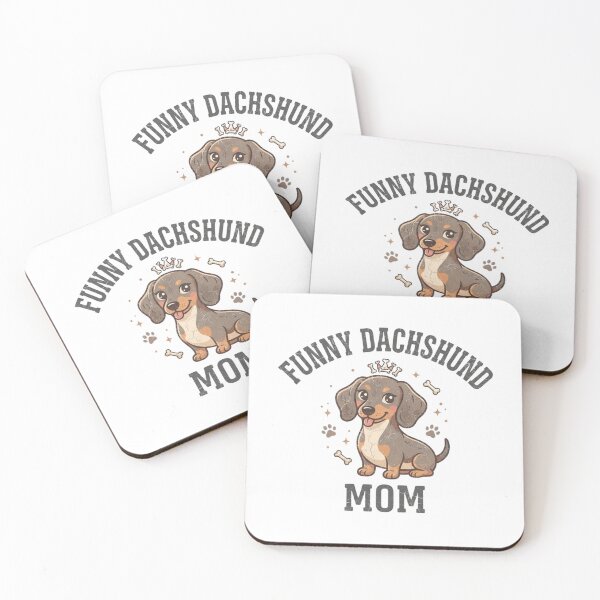 Item preview, Funny Dachshund Mom Cute Wiener Dog Lover Pet Owner Retro Vintage Gift designed and sold by KreatoLab.
