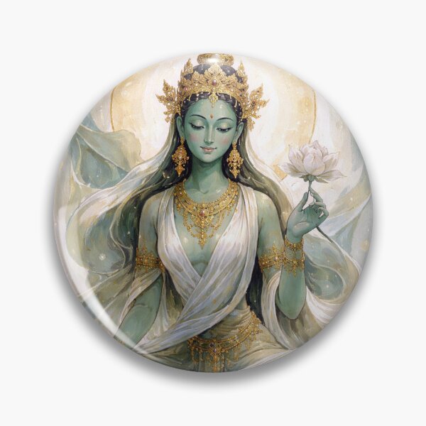 Item preview, Tara Painting – Buddhist Goddess of Compassion designed and sold by GalleryKauffeld.
