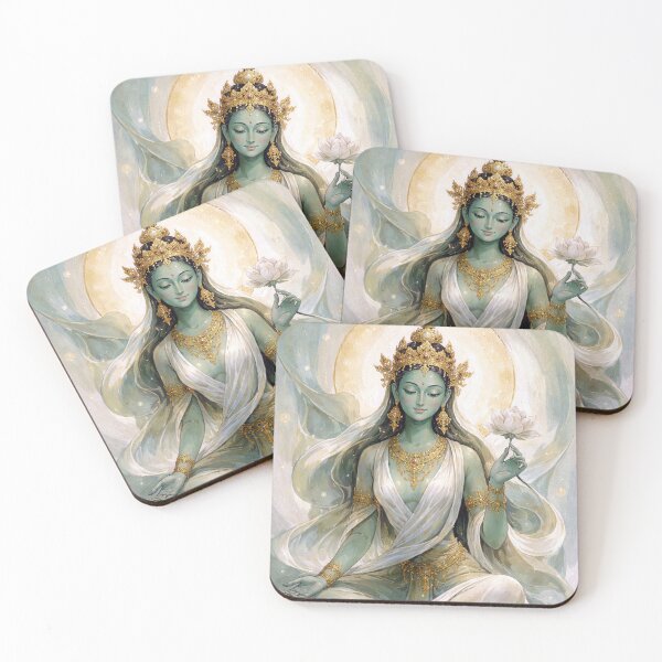 Item preview, Tara Painting – Buddhist Goddess of Compassion designed and sold by GalleryKauffeld.