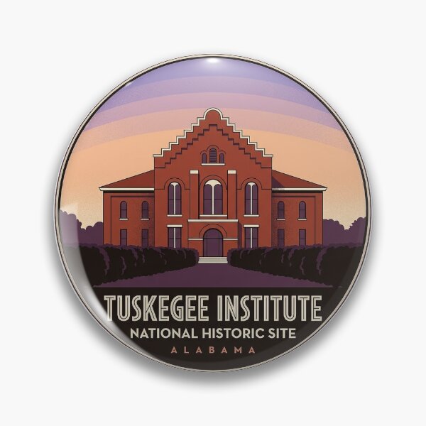 Item preview, Tuskegee Institute National Historic Site Alabama Emblem Sticker designed and sold by DetourDgn.