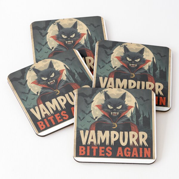 Item preview, Vampurr Bites Again: A Funny Cat designed and sold by zingbing.