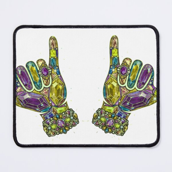 Item preview, Jeweled Symmetrical Hand Sign Graphic Illustration designed and sold by blacK1982White.
