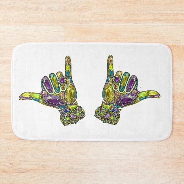 Item preview, Jeweled Symmetrical Hand Sign Graphic Illustration designed and sold by blacK1982White.