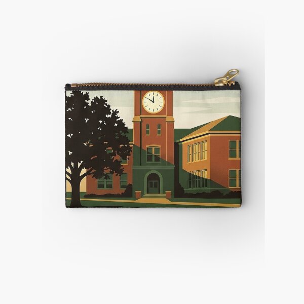 Item preview, White Hall Clock Tower Tuskegee Institute Alabama Sticker designed and sold by DetourDgn.