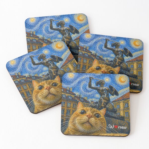Item preview, Van Gogh Cat designed and sold by YanaZayikinaArt.