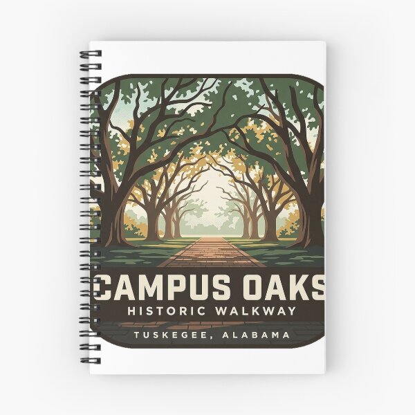 Item preview, Tuskegee Institute Oak-Lined Walkway Alabama Sticker designed and sold by DetourDgn.