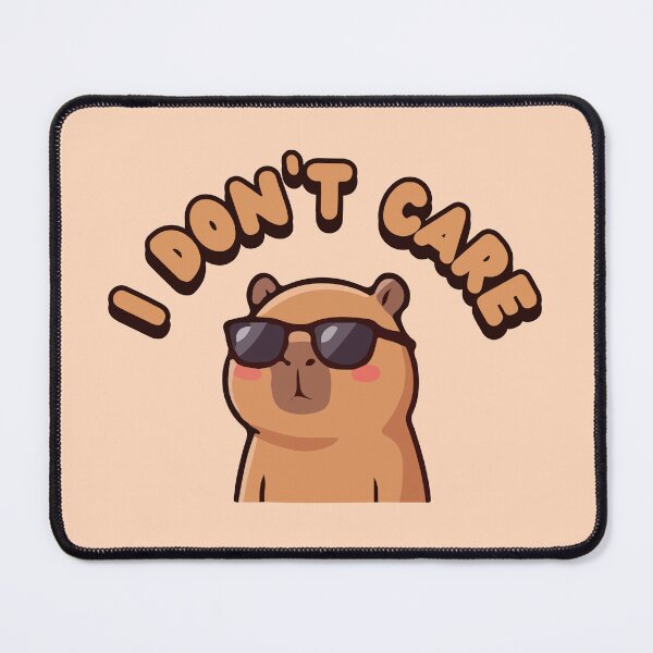Item preview, Capybara I don't care designed and sold by aspanguji.